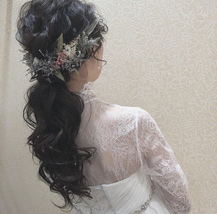 19版 結婚式前撮りで人気の花嫁髪型 ヘアアレンジ特集 金沢で結婚式の前撮り写真はエニグマウェディング